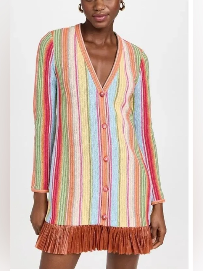 Alexis Arezza Dress Mini Sz L (The Top Decoration Of A Button Is Missing )